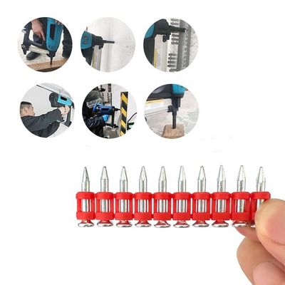 Clavos de gas de concreto de plástico colados para fijar clavos de tiro con alfileres de gas