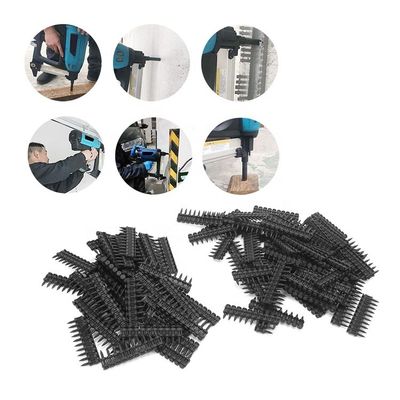 Clavos de banda colada de 16 mm de acabado negro pines de accionamiento de hormigón para una fuerte penetración