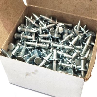 Pin de accionamiento de martillo electro galvanizado de 3,5 mm para fijación de hormigón de 20 mm