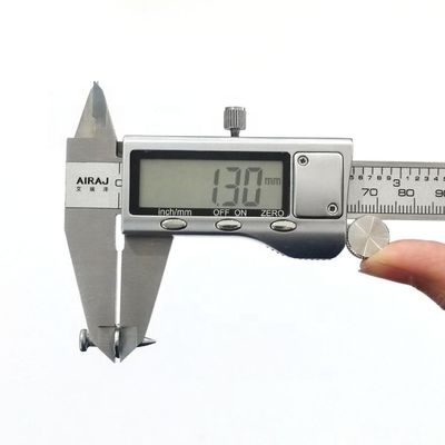 Materiales de construcción para fijación de hormigón con cabeza plana galvanizada