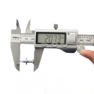 20mm Galvanizado-brillante X-HM Concreto Pin de accionamiento con 9.5 mm de diámetro de acero de las uñas de lavadora