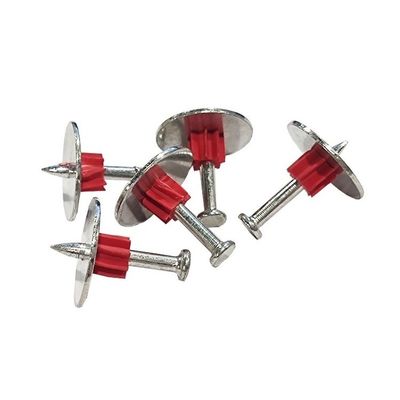 Lavadora de acero y clavos de hormigón de 25 mm para alfileres PDW de alta velocidad en pistola de tiro 301/301T