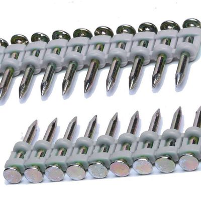 Clavos electrogalvanizados para clavos de gas en la construcción de acero de concreto