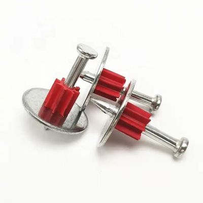 .300 cabeza de eje pinos con 25 mm de lavadora de metal en polvo actuado sistema de fijación de uñas