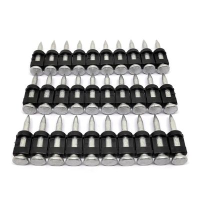 Pistola de clavos de gas Compatible con zanja de fluido Clavos de acero de hormigón con recubrimiento galvanizado