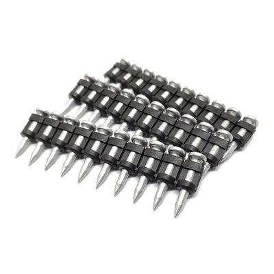 Pistola de clavos de gas Compatible con zanja de fluido Clavos de acero de hormigón con recubrimiento galvanizado