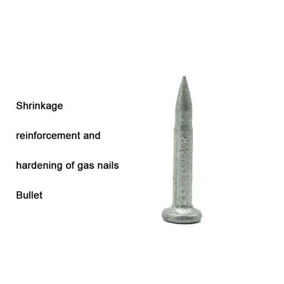 Pistola de clavos de gas Compatible con zanja de fluido Clavos de acero de hormigón con recubrimiento galvanizado