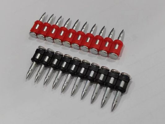 Clavos de acero de hormigón de barbilla lisa para encenderse continuamente en la construcción pesada
