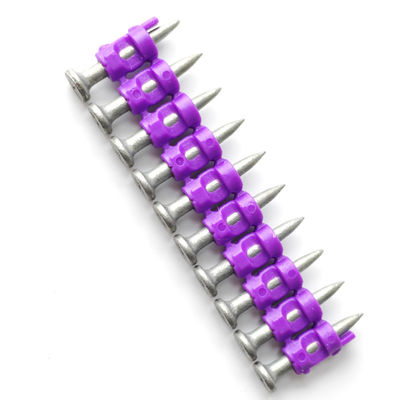 Electro Galvanizado Collated 22 mm clavos para el dispositivo de gas de Wurth CS-3 Durable Ring Shank