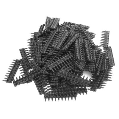 3.0mm Diámetro de la baraja cinta negra Gas clavos de hormigón para la construcción 16-38mm longitud