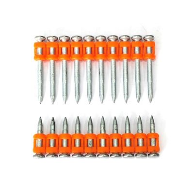 Clavos de cinta de plástico naranja para el hormigón y el acero de alto rendimiento
