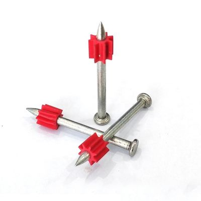 PD52 Pin de accionamiento de cabeza de acero de 52 mm para clavos de tiro de hormigón en una pistola de clavos accionada con polvo