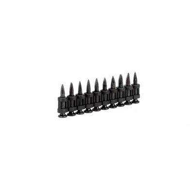 3.0mm Diámetro de la barrera clavos de acero negro de hormigón para el gas clavos pistola sujetadores de gran alcance