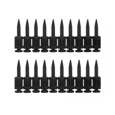 3.0mm Diámetro de la barrera clavos de acero negro de hormigón para el gas clavos pistola sujetadores de gran alcance