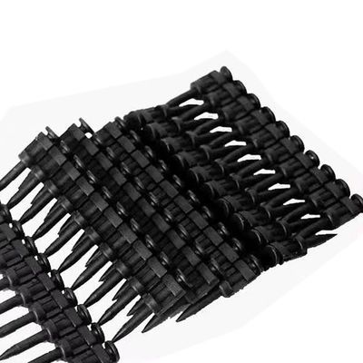 3.0mm Diámetro de la barrera clavos de acero negro de hormigón para el gas clavos pistola sujetadores de gran alcance