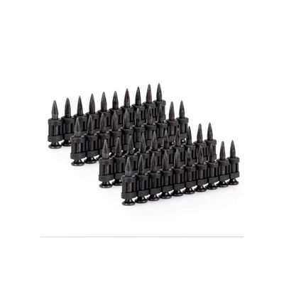 3.0mm Diámetro de la barrera clavos de acero negro de hormigón para el gas clavos pistola sujetadores de gran alcance