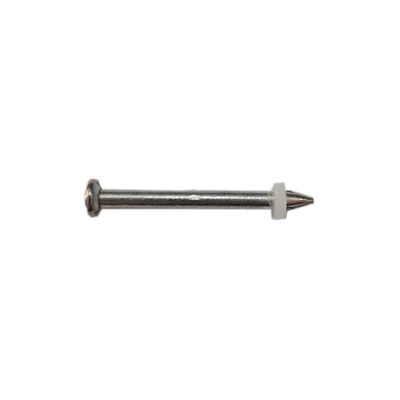 Clavos de tiro de acero de alta dureza con diámetro de vigas de 3,7 mm y lavadoras de plástico