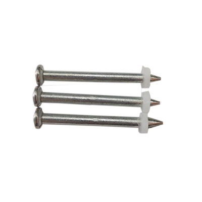 Clavos de tiro de acero de alta dureza con diámetro de vigas de 3,7 mm y lavadoras de plástico