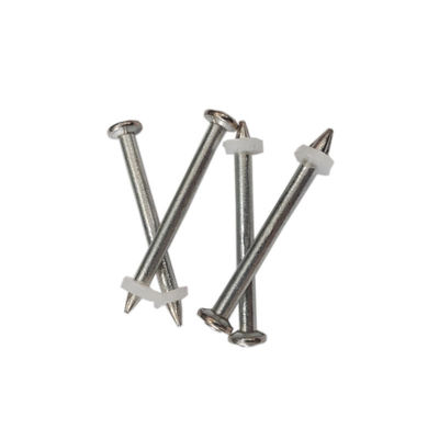 Clavos de tiro de acero de alta dureza con diámetro de vigas de 3,7 mm y lavadoras de plástico