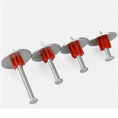 Fijaciones de hardware de construcción de cabeza plana de acero de tiro clavos de accionamiento 19mm-76mm
