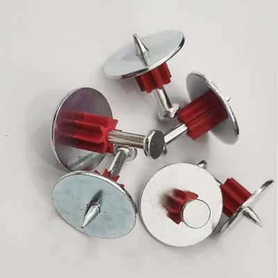 Fijaciones de hardware de construcción de cabeza plana de acero de tiro clavos de accionamiento 19mm-76mm