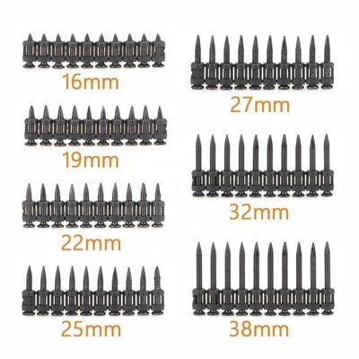 3Diámetro de la barrera de.0 mm Super penetrante clavos de hormigón negro para hormigón duro