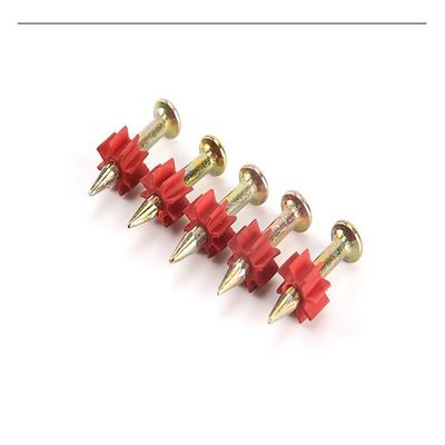 Clavos de acero de hormigón de cabeza plana para pistolas de fuego de alta velocidad