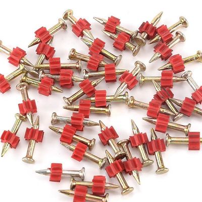 Clavos de acero de hormigón de cabeza plana para pistolas de fuego de alta velocidad