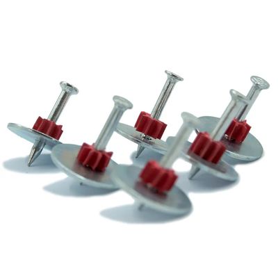 7.6mm Diámetro de la cabeza Pinos de accionamiento del punto de corte La solución ideal para la instalación de clavos de concreto
