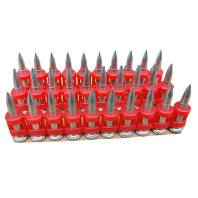 6.3mm Cabeza plana clavos de acero de hormigón de alta cantidad de gas fijaciones 19mm clavos de corte
