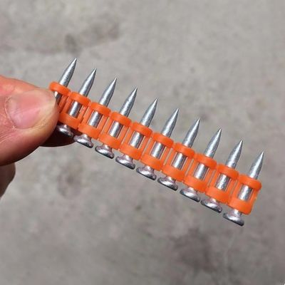 Clavos mecánicos de gas reforzados galvanizados para hormigón duro y metal personalizables