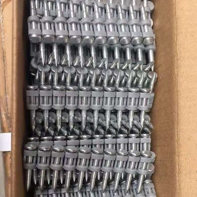 Clavos mecánicos de gas reforzados galvanizados para hormigón duro y metal personalizables