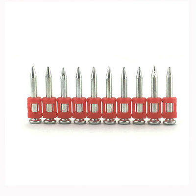 6.3mm Diámetro de la cabeza Galvanizado-brillante clavos de hormigón tira de gas para la construcción