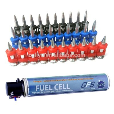 Clavos de gas para hormigón Clavos de gas Cabeza de diámetro 5mm-8mm Construcción fuerte