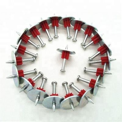 Clavos de hormigón de tipo PDW con lavadora de metal de 25 mm