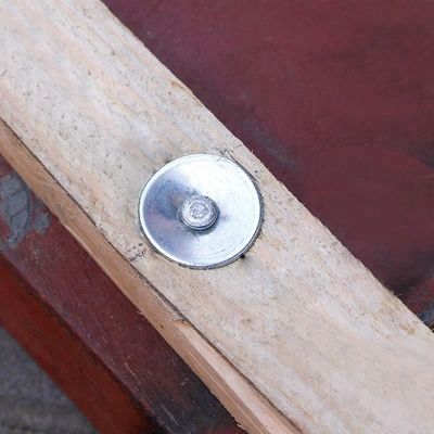 Clavos de hormigón de tipo PDW con lavadora de metal de 25 mm