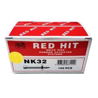 Pín de conducción de golpe rojo estándar ISO NK32 con lavadora de metal duradero