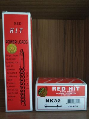 Asegure su techo con clips de techo de clavos de hormigón RED HIT de 32 mm y diapasón de lavado de 12 mm