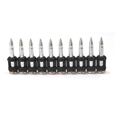 Clavos forjados con clavija de gas estándar ISO para hormigón duro y placas de acero longitud 16-38mm