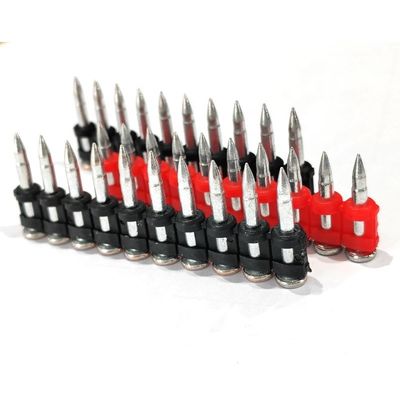Clavos forjados con clavija de gas estándar ISO para hormigón duro y placas de acero longitud 16-38mm