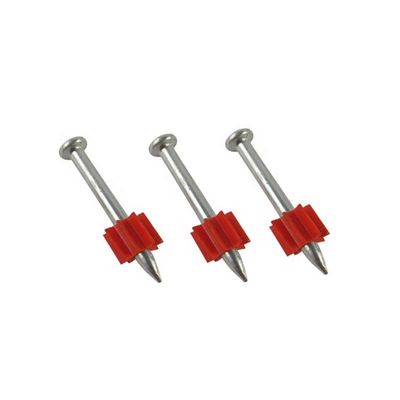 60 clavos de tiro de acero electro galvanizados para concreto reforzado y endurecido