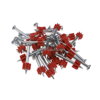 60 clavos de tiro de acero electro galvanizados para concreto reforzado y endurecido