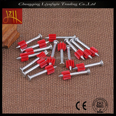 60 clavos de tiro de acero electro galvanizados para concreto reforzado y endurecido
