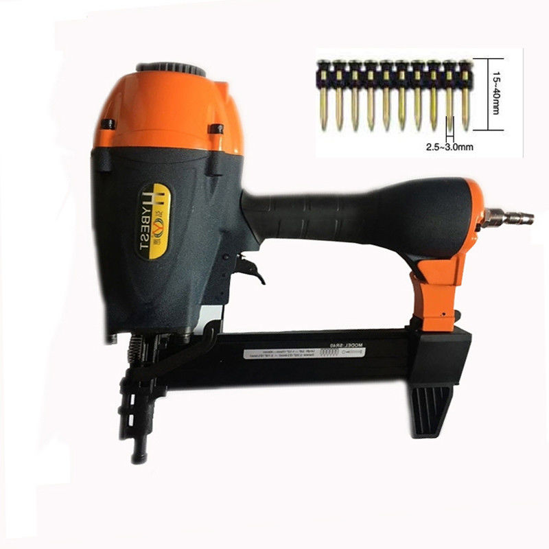SR40 Nailer de hormigón de aire pistola de clavos accionada por aire para min longitud de las uñas 1/2in 370 * 380 * 120mm