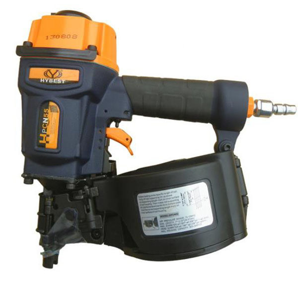 CN55 Nail gun coil nailer de techo forzado por aire para paletas con gran capacidad 290*132*283mm