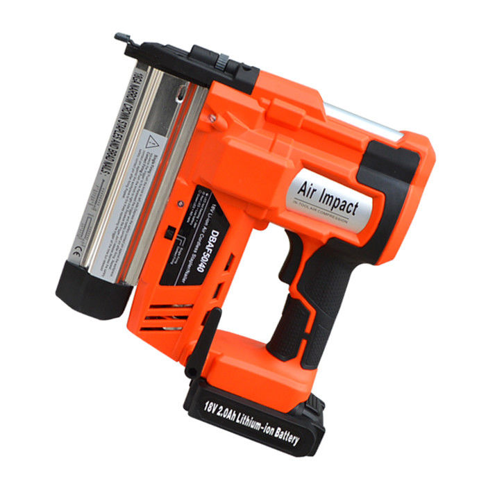 Grado industrial 18V 18 Ga Batería de Li sin cordón Nailer de madera fuerte y potente