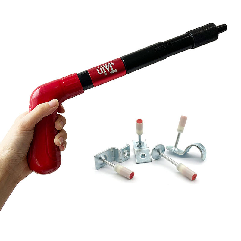 Disparador manual de clavos de concreto de acero y plástico de 33 cm para la instalación de decoración de sujetadores