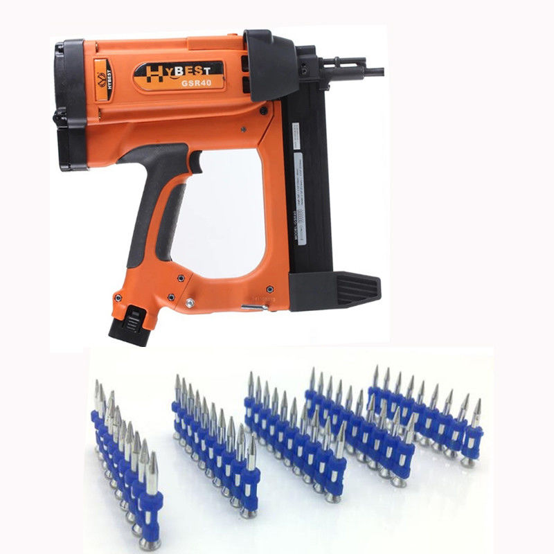 Pistola de clavado de hormigón accionada por gas con batería de li-lon 7.2V 2Ah para aplicaciones industriales