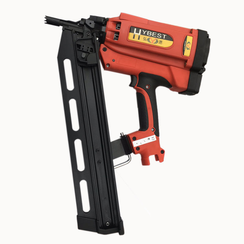 50-90 mm longitud del clavo de grado industrial de hormigón/marcado de gas pistola de clavo de clavo de batería