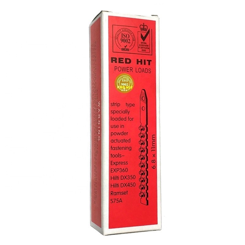 S1 JL RED HIT Cargas de potencia.27 CAL 6.8 * 11 Cartuchos con y acero al carbono
